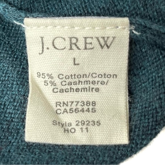 J. Crew New York Sweater Cotton Cashmere - Picture 5 of 9